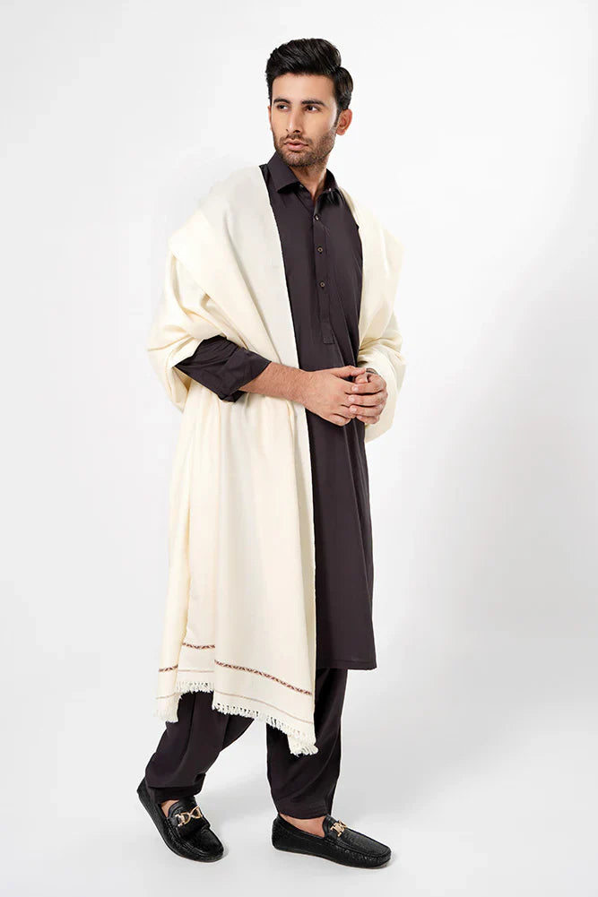 WHITE SHAWAL