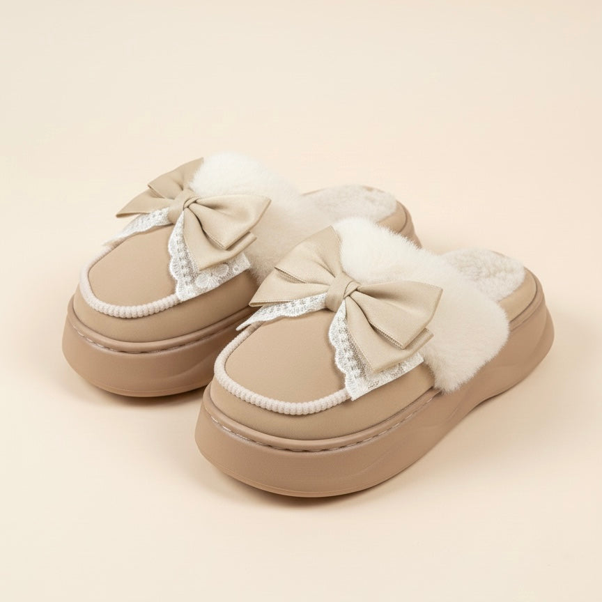 LUXE COMFORT MULES - BEIGE